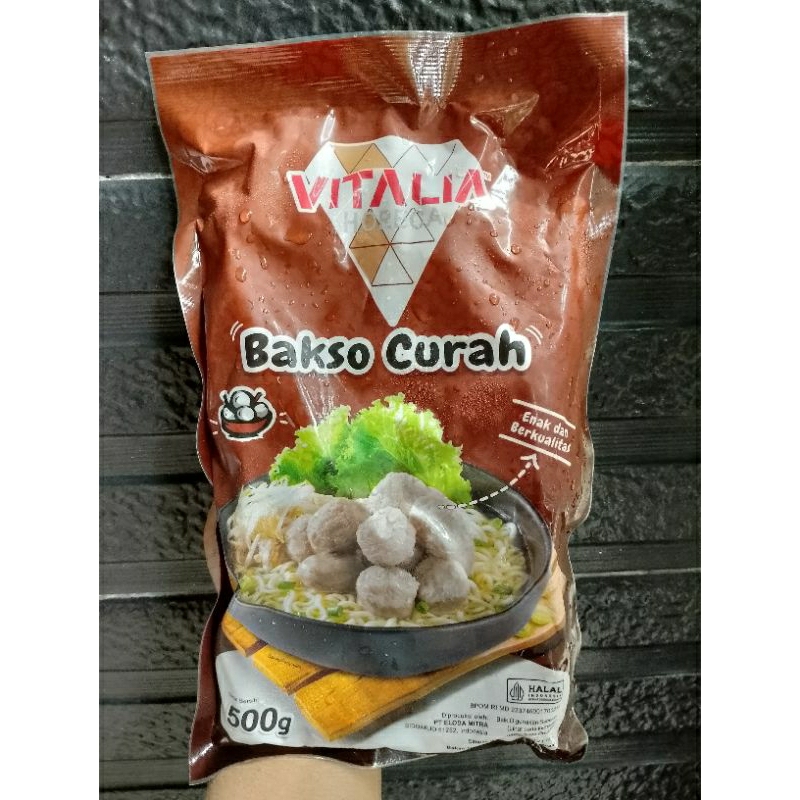 

Bakso Sapi Curah 500gr | Baso Sapi Bernardi | Vitalia by Bernardi | Vitalia bakso curah