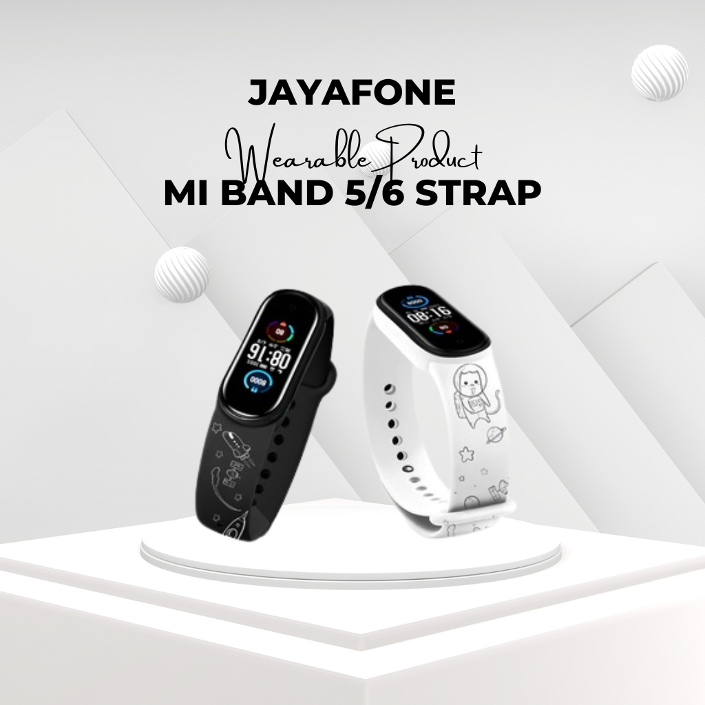 Strap Mi Band 5 6 Original Model Silicone | Tali Smartwatch Xiaomi