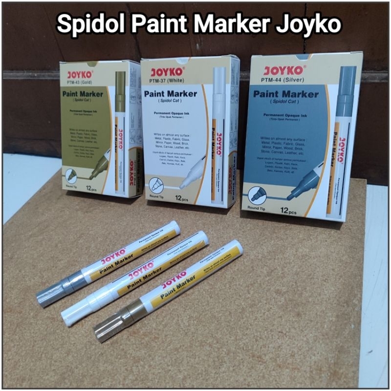 

1 Pcs Spidol Cat JOYKO ( 3 Pilihan Warna )