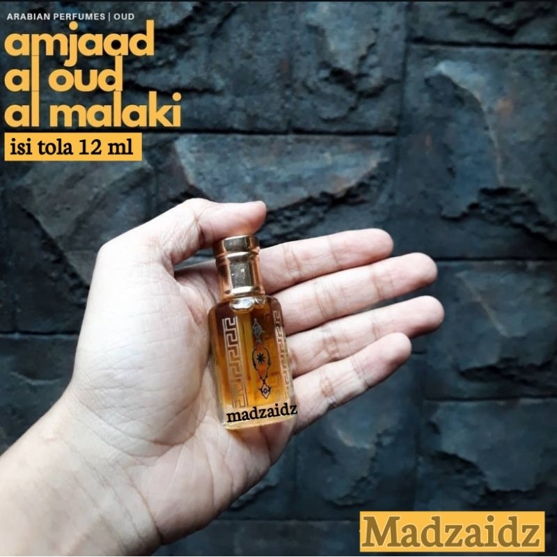 Parfum Amjad Al Oud Al Malaki Saudi Surrati 12ml