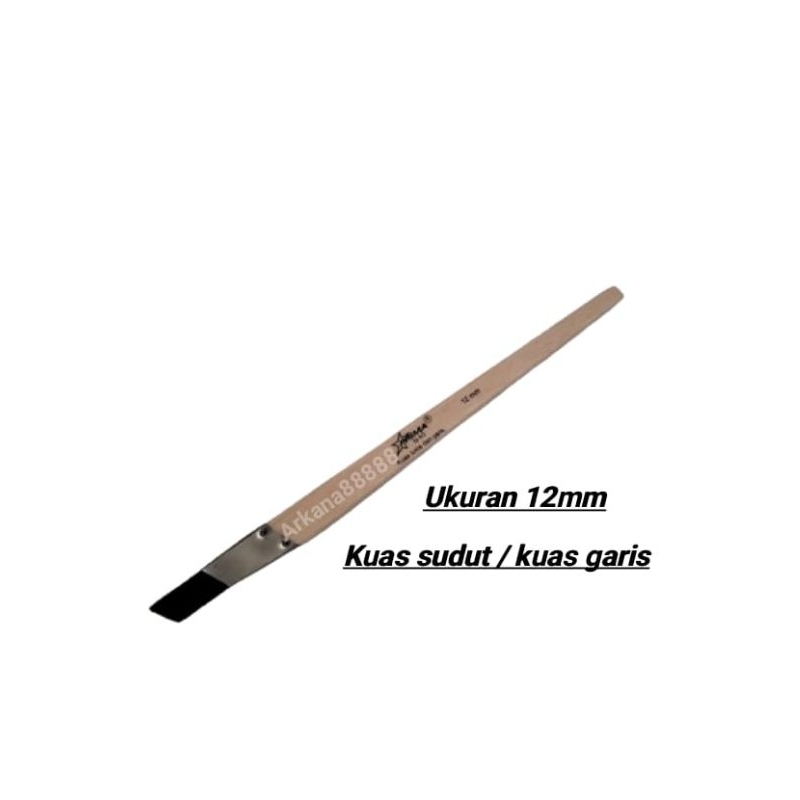 

kuas sudut / kuas garis ukuran 12mm