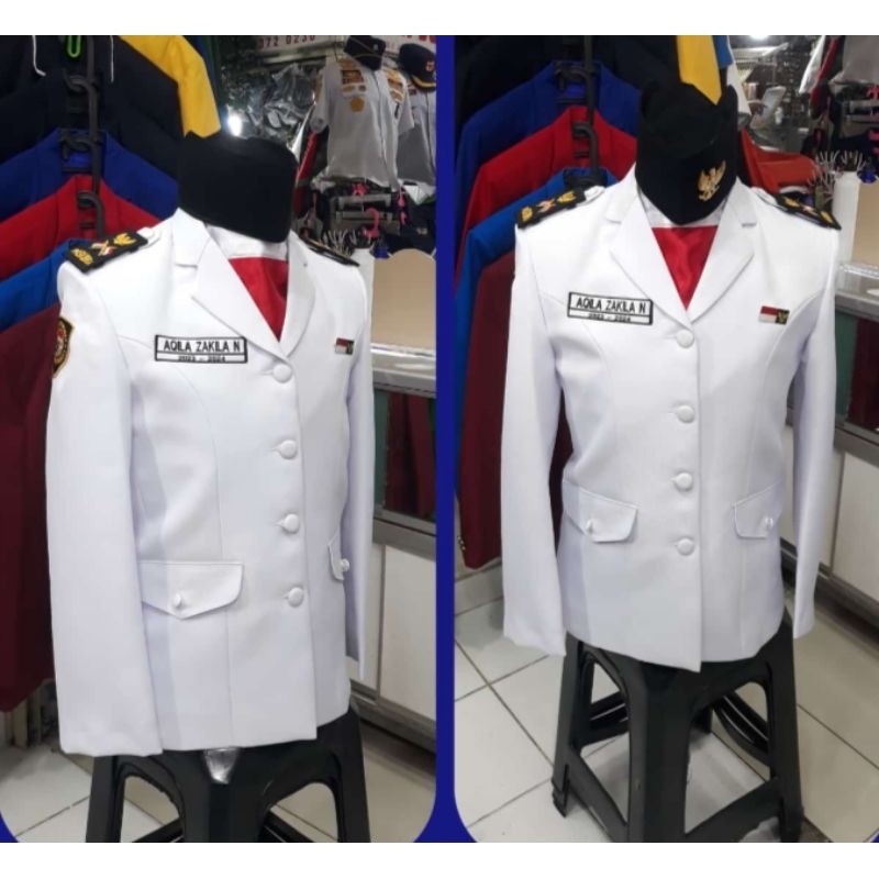 Seragam PDU PASKIBRA Baju Paskibra Pria Lengan Panjang