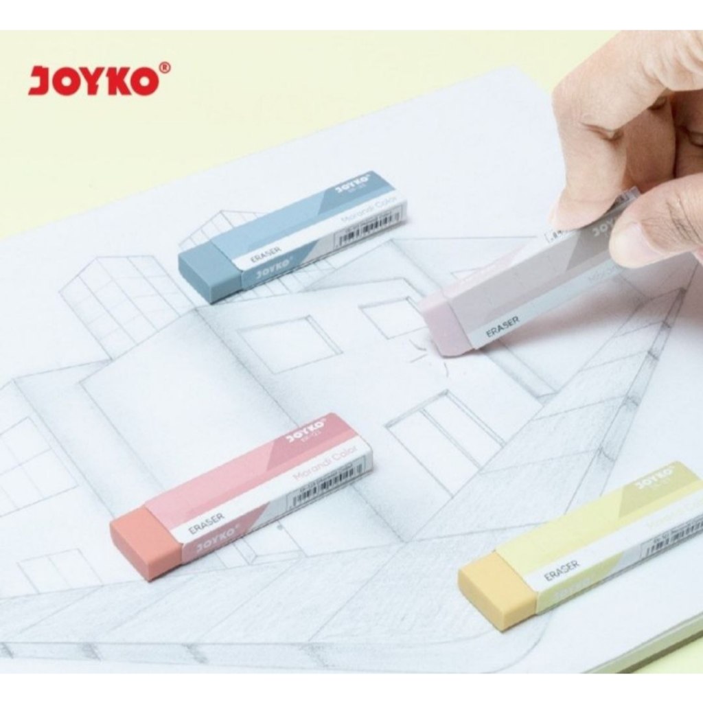 

Penghapus Joyko ER-123 - Morandi Pastel Color Eraser warna warni - Biru