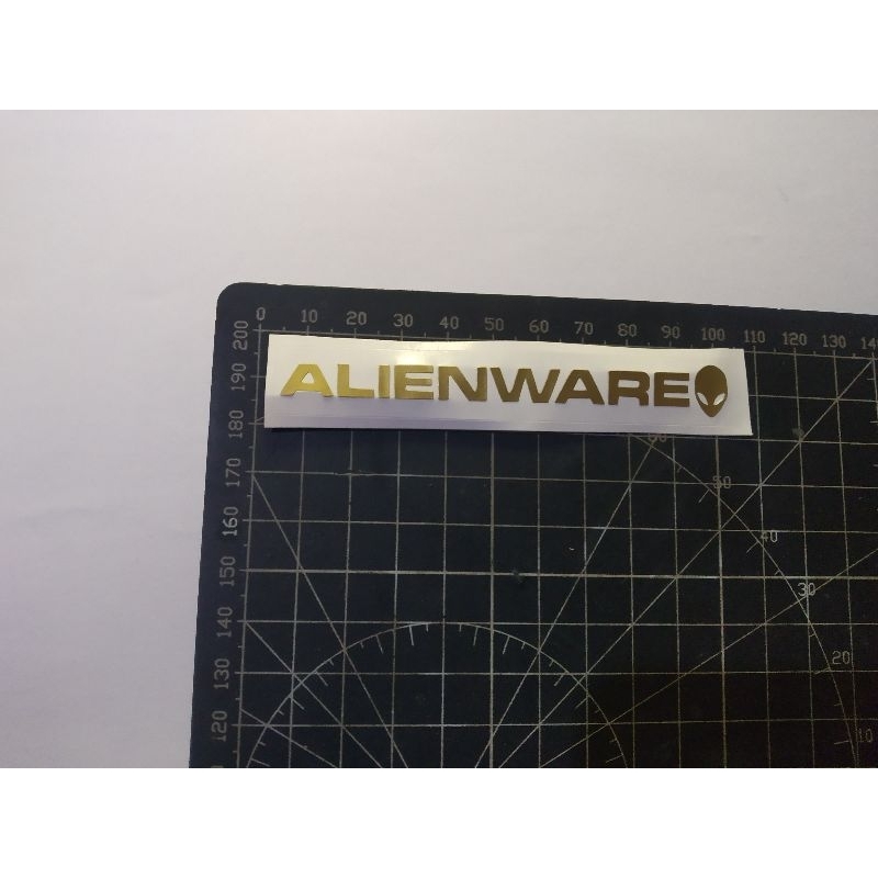 

cutting stiker alienware