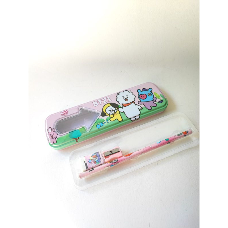 

Tempat pensil seng free isi/tempat pensil murah