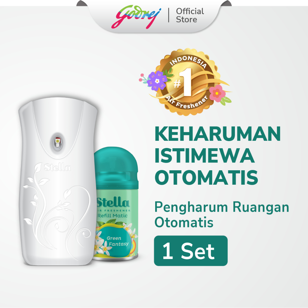 Stella Matic Box Set - Pengharum Pewangi Ruangan Otomatis