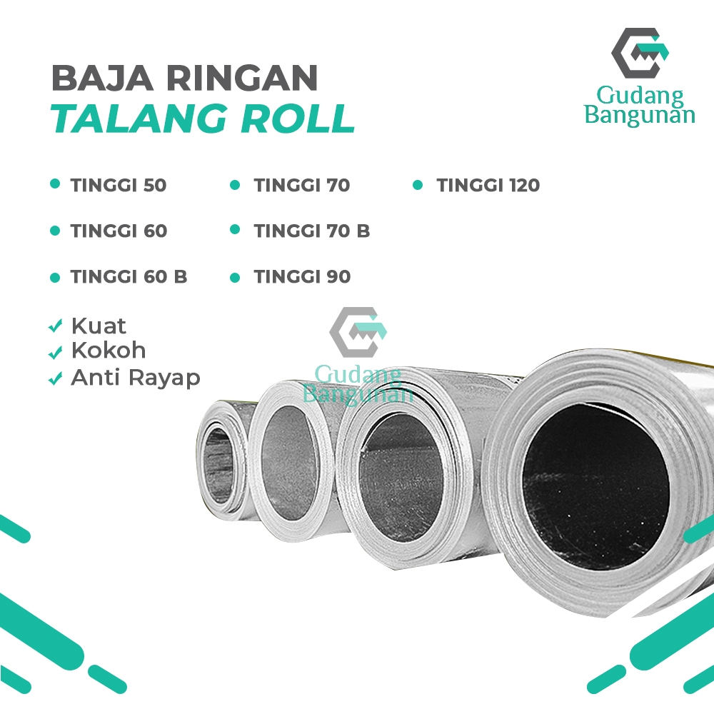 SENG TALANG ROLL / SENG GALVALUM / SENG PLAT TALANG 0.30 ECO 50 METER