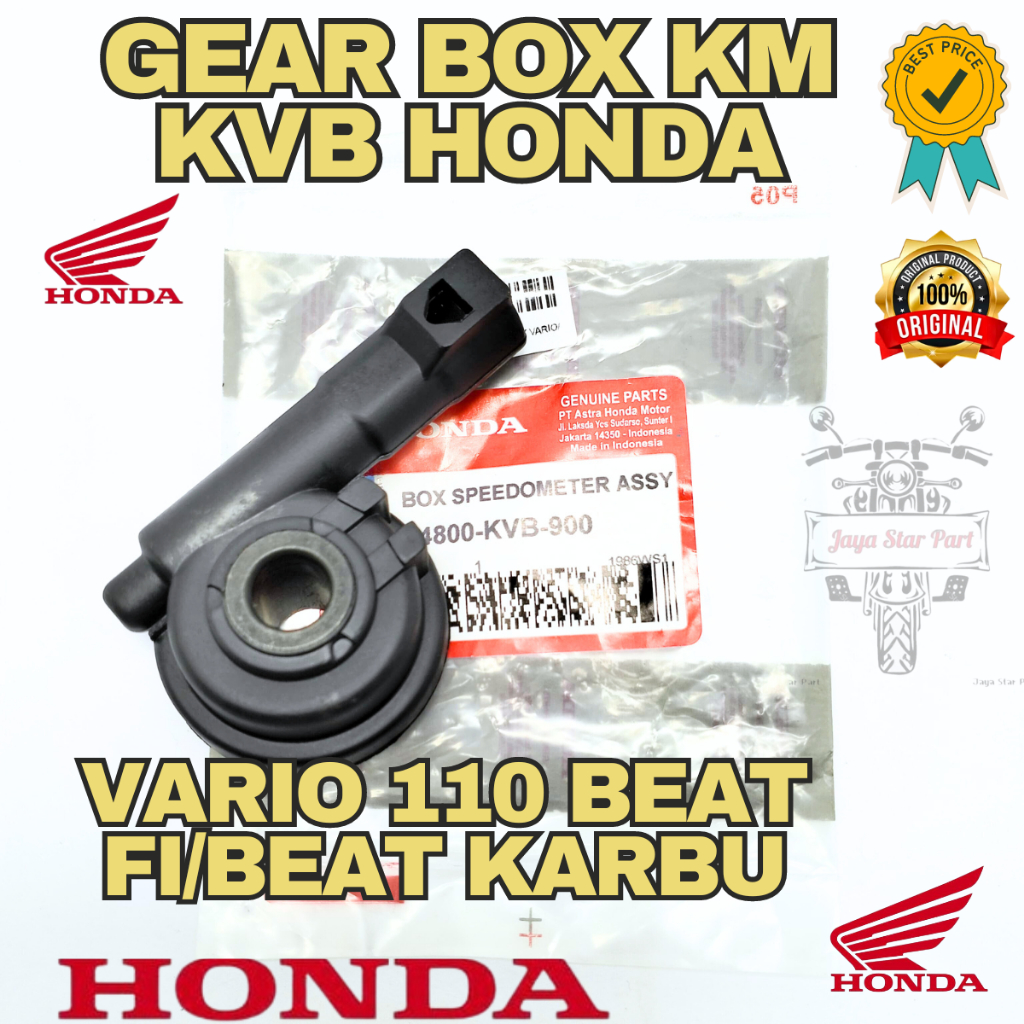 ORI GEARBOX SPEEDOMETER HONDA VARIO 110 BEAT FI/BEAT KARBU KODE PART.KVB