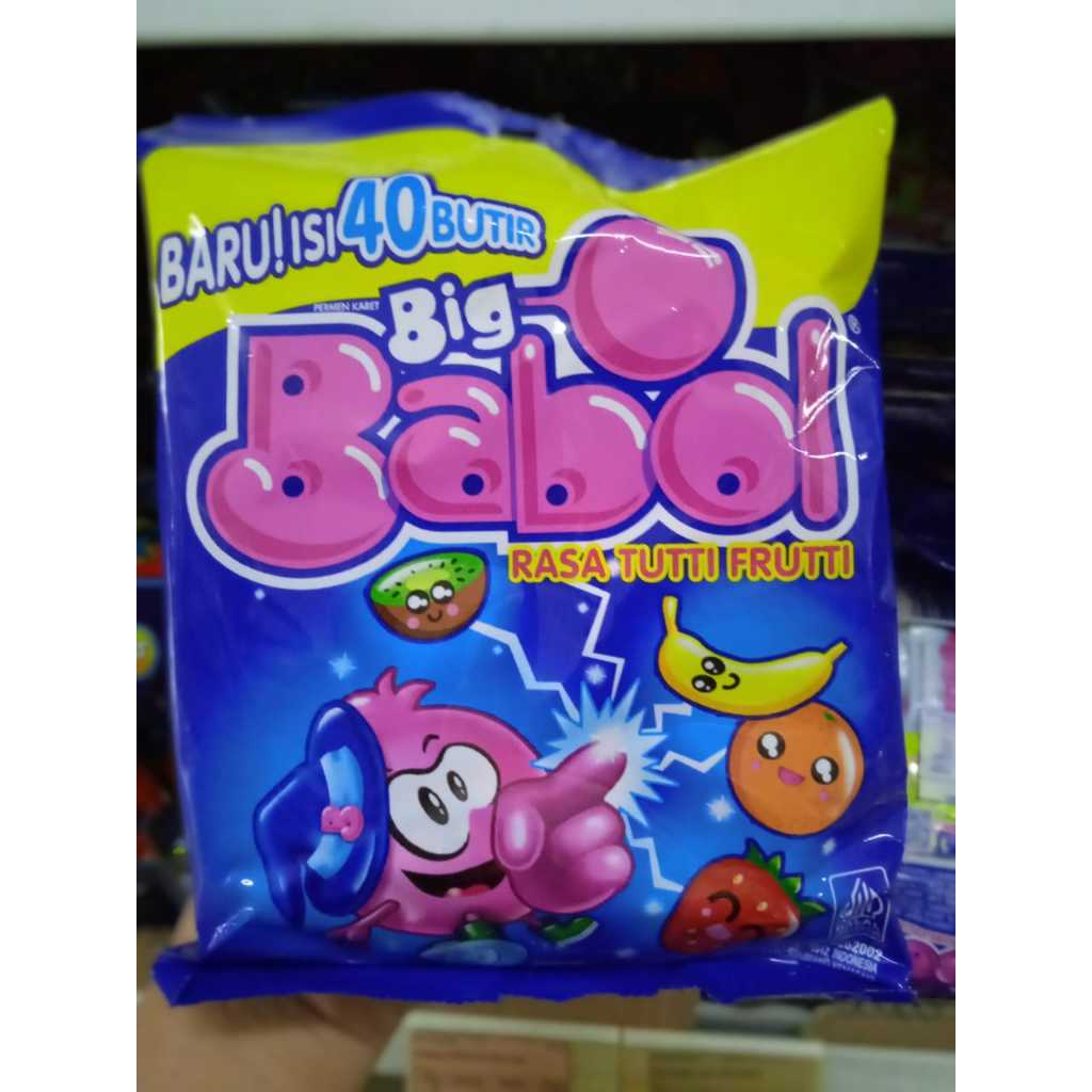 

Permen Karet Big Babol Tuti Fruitti Sak