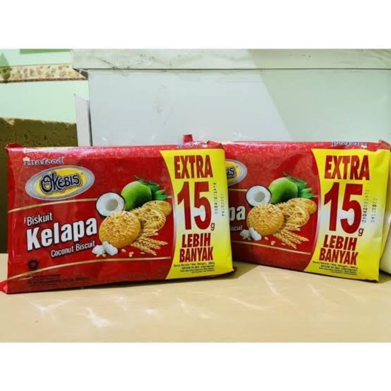 

OKEBIS BISKUIT KELAPA 300GR + EXSTRA 15GR