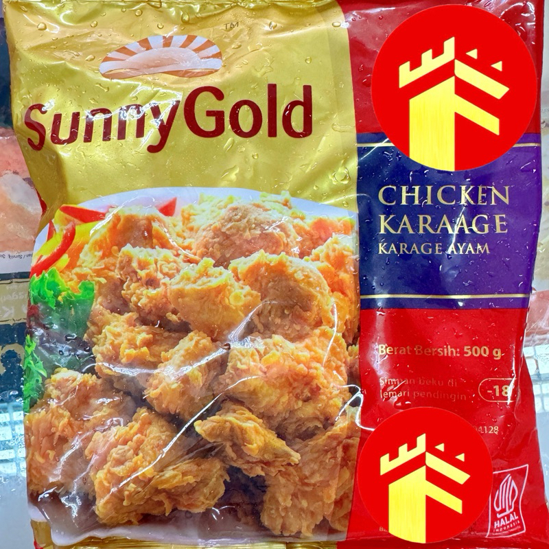 

SUNNY GOLD CHICKEN KARAGE 500 GR AYAM KARAGE SUNNY GOLD DAGING AYAM PAHA GORENG 500 GR