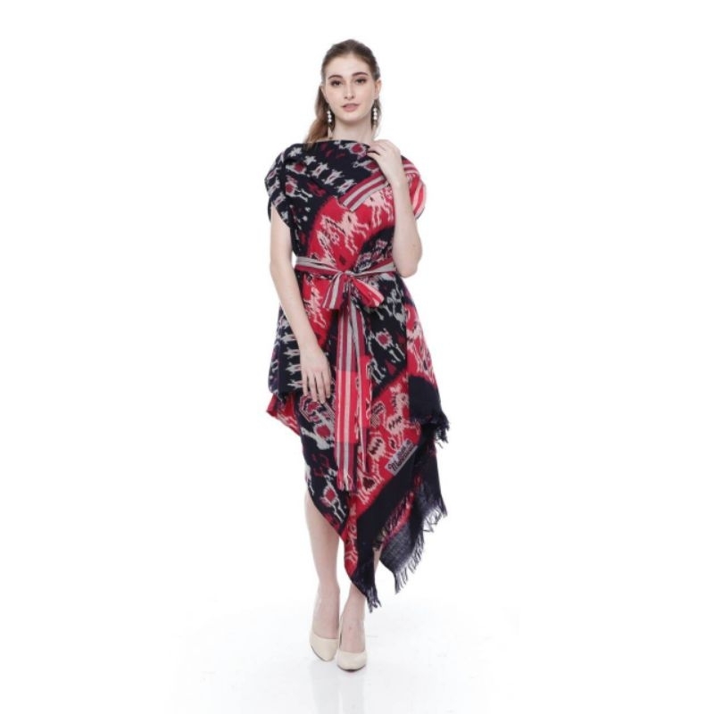 Batik Maheswara - Dress Batik Wanita Diandra Tenun