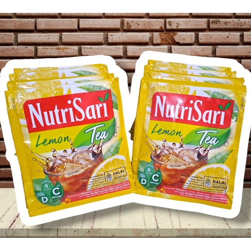 

Nutrisari Rasa Lemon Tea 1 Renceng isi 10 pcs