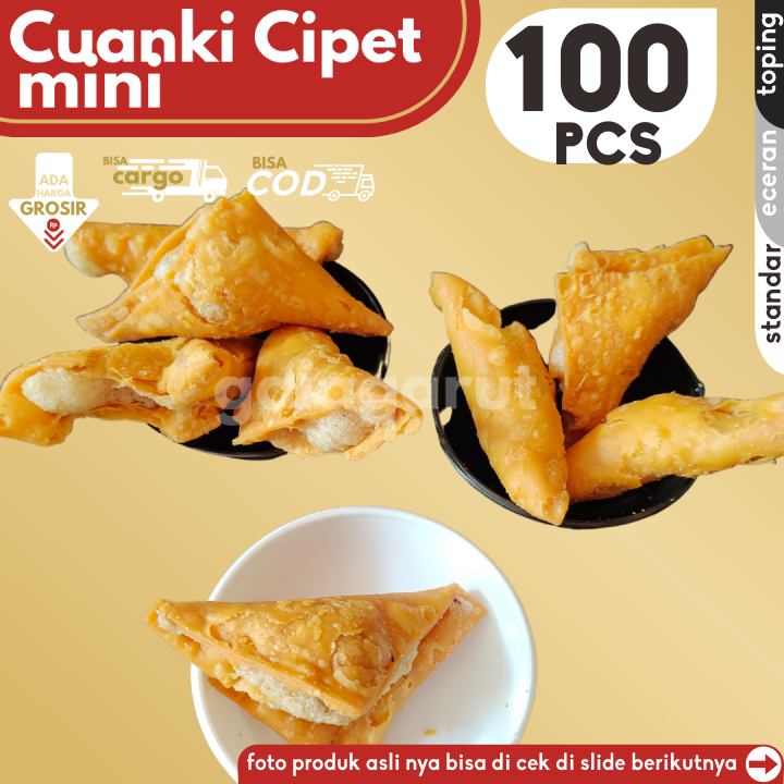 

Cuanki CIPET MINI isi 100pcs Pelengkap Baso Aci Seblak by GG (Bisa COD/Grosir/Kargo)