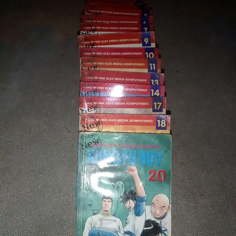 Komik New Kungfu Boy,vol:1-11,13,14,17,18