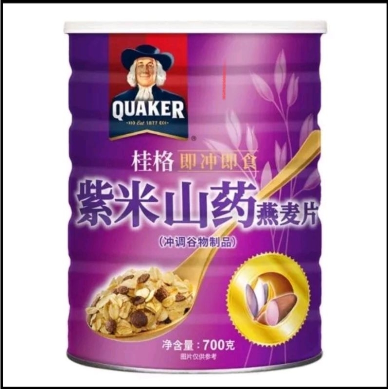 

QUAKER Oatmeal Purple Chinese Yam Seed 700g