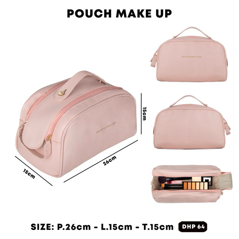 Pouch makeup premium dhp 64 // bag organizer kapasitas besar // pouchbag