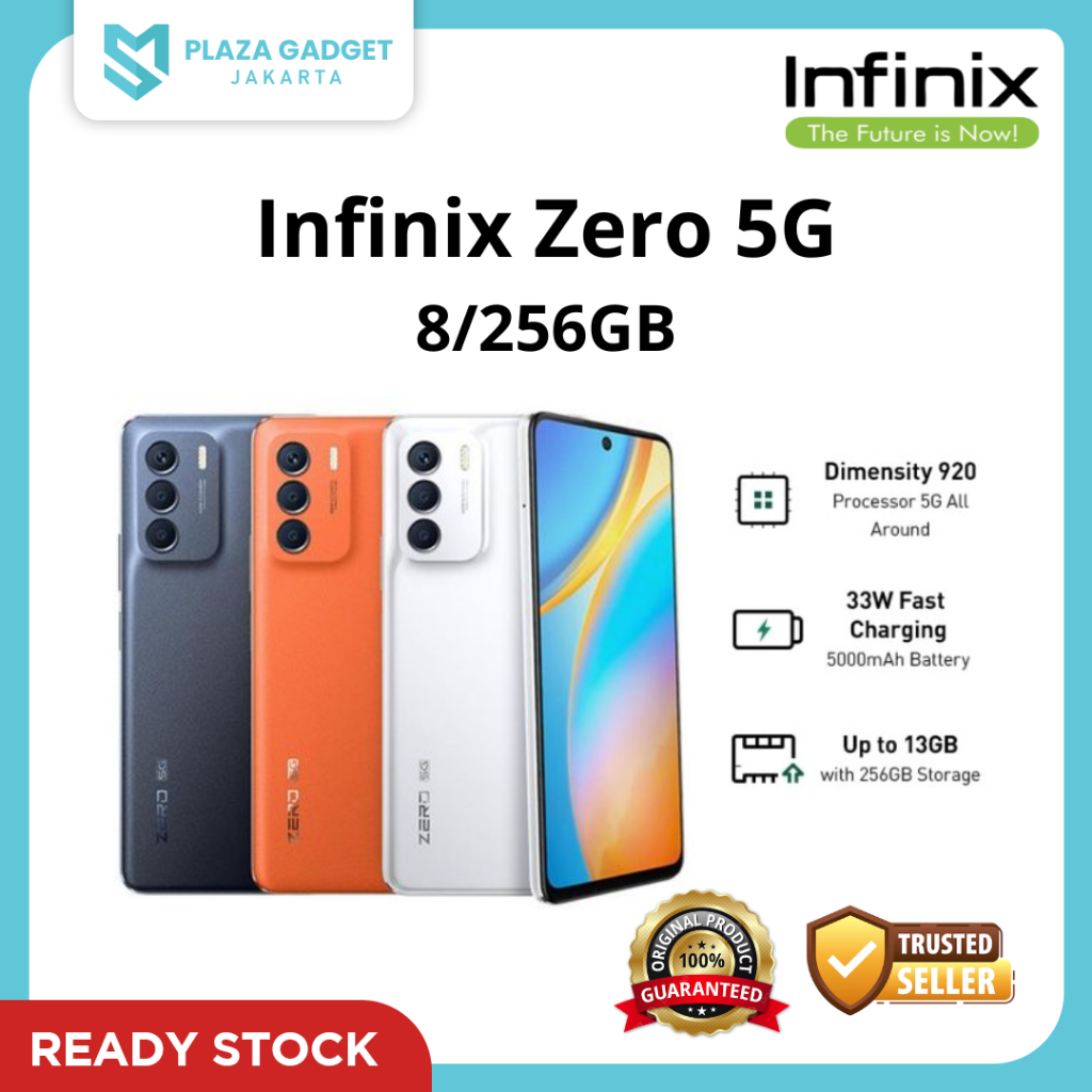 HP Infinix Zero 5G 2023  MediaTek Dimensity 900 RAM 8/256GB - Garansi Resmi