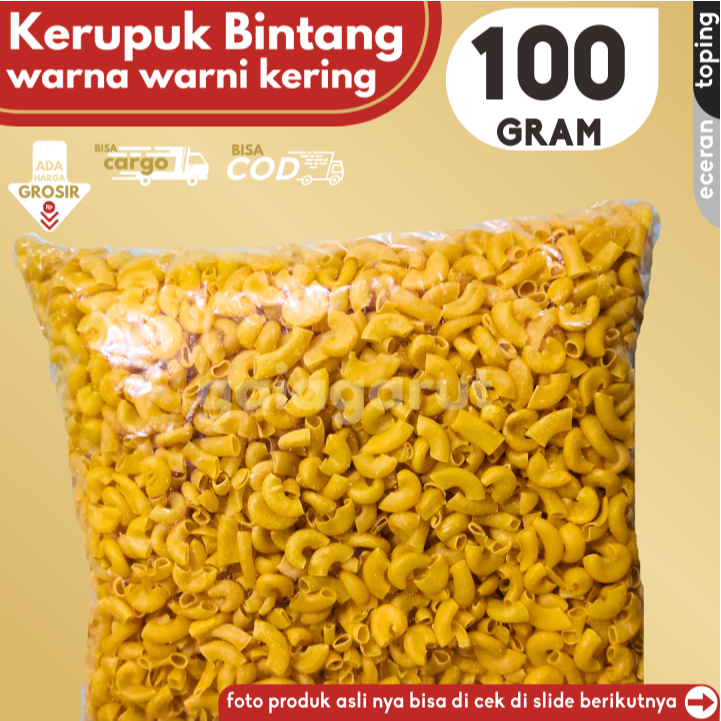 

Makaroni Mentah Kering isi 100g Bahan Seblak by GG (Bisa COD/Grosir/Kargo)