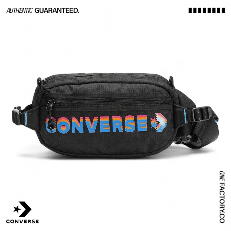 Waist Bag Unisex Color Pop Converse Logo Sling Pack 100%Original