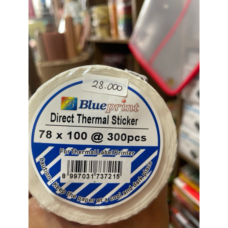 

Kertas Thermal Sticker 78x100 @300 pcs