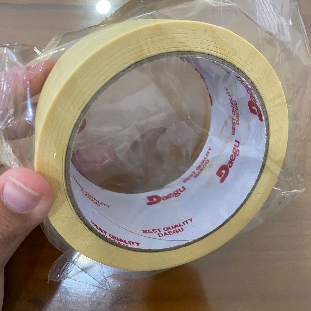 

DAEGU Lakban Kertas Isolasi Solasi Masking Tape 2 inch (48mmx25m)