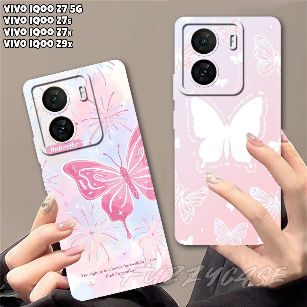 Case Hp Vivo IQOO Z7 5G / Z7x / Z7s / Z9x Softcase Pro Camera Terbaru PK02 - Casing Hp - Fuzzycase