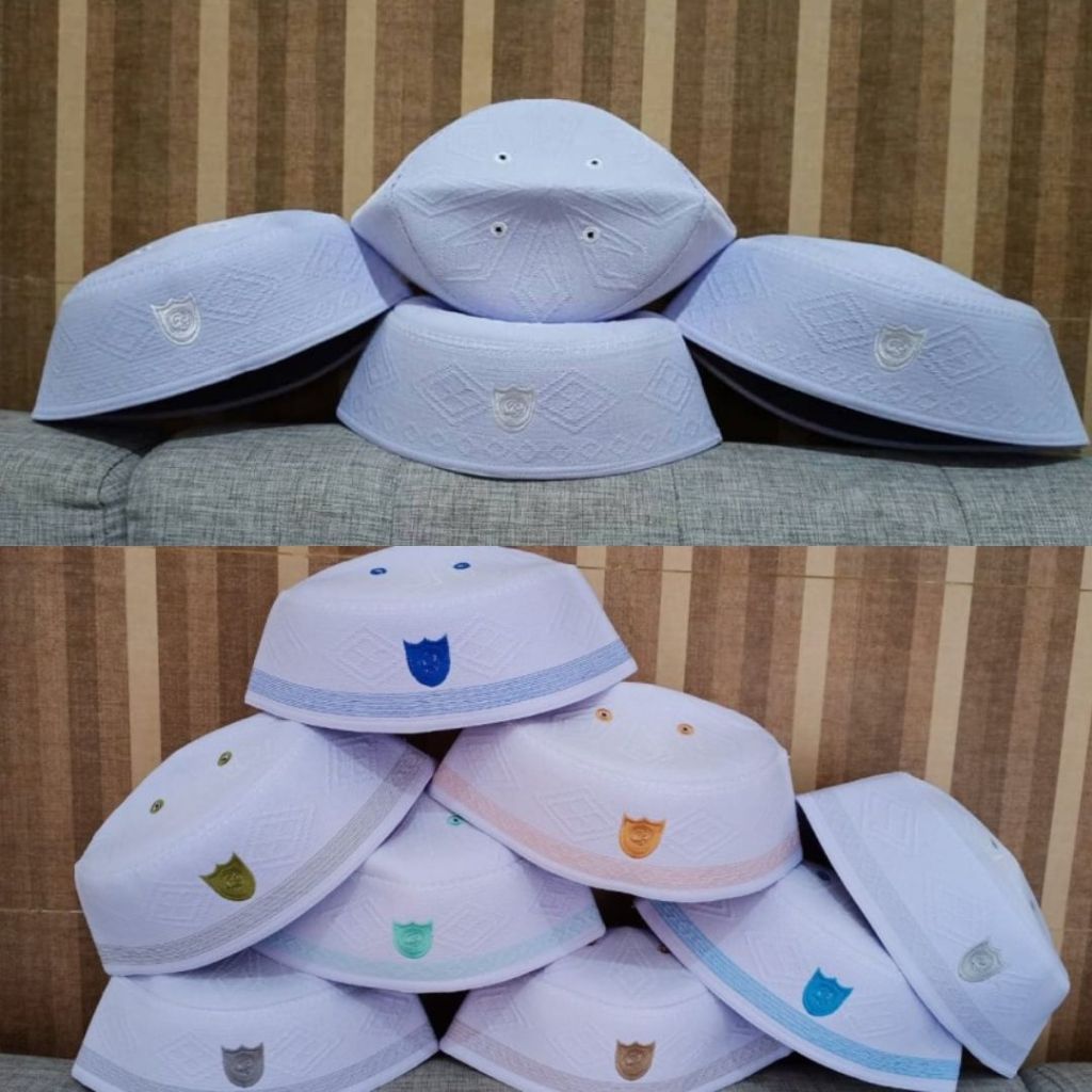Promo 10 pcs - Peci Kopiah Malaysia Asli Import Thailand Serat