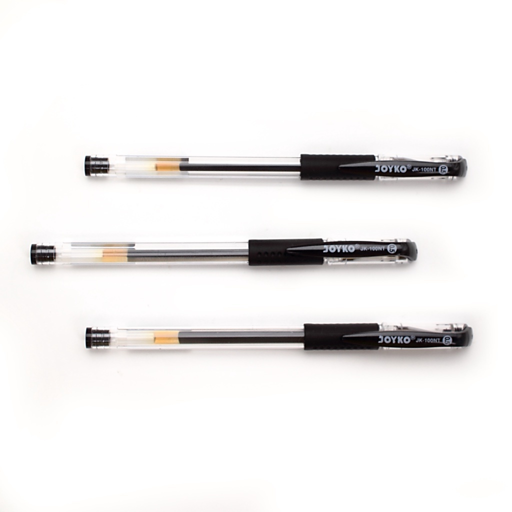 

Pulpen Joyko JK-100 Gel Pen / Ballpoint Bolpen Jel 0.5 mm / Bullet Tip Mata Pena Peluru [PER LUSIN]