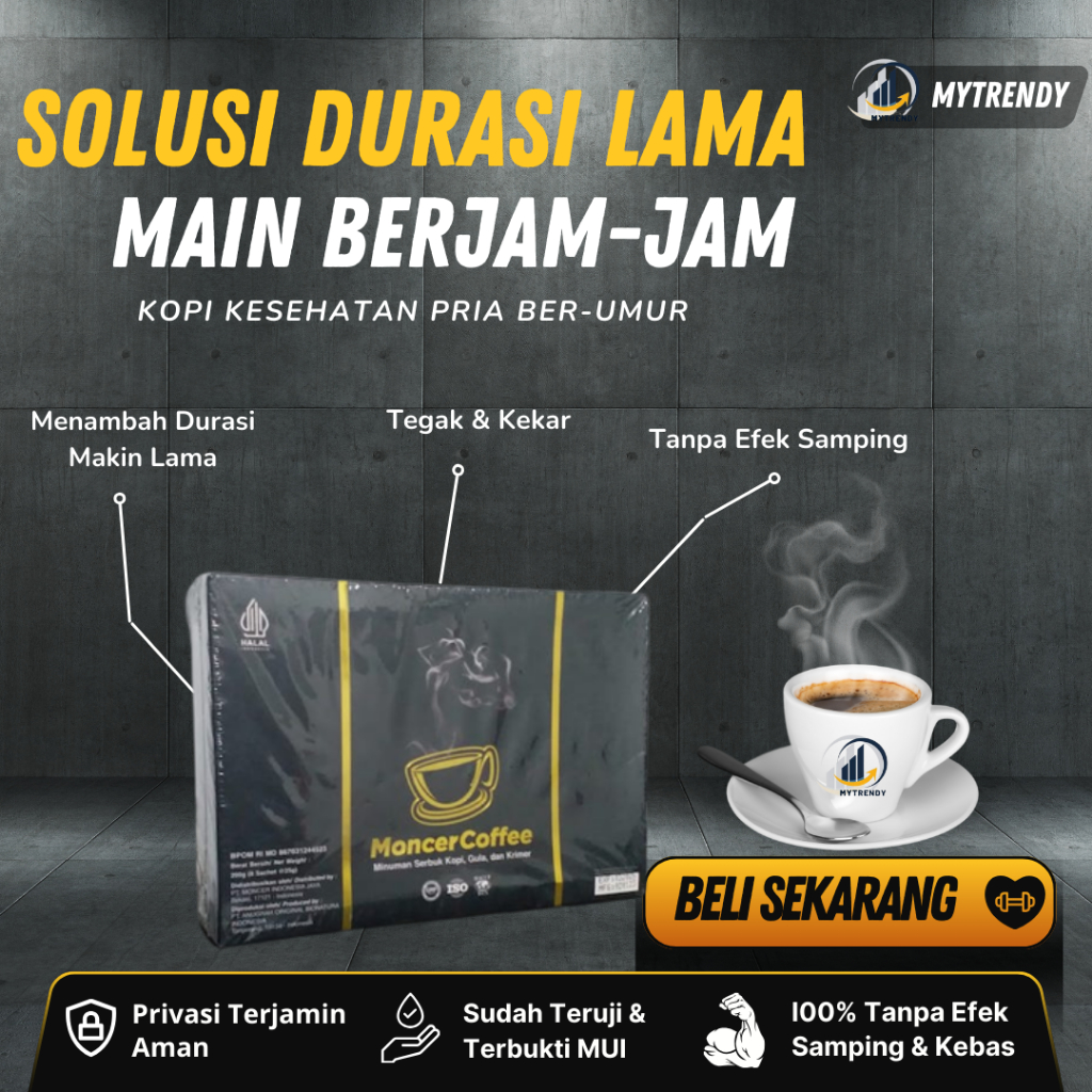 

BISA COD Monceer Coffee Original | Kopi Pilihan Pria Dewasa BPOM Original