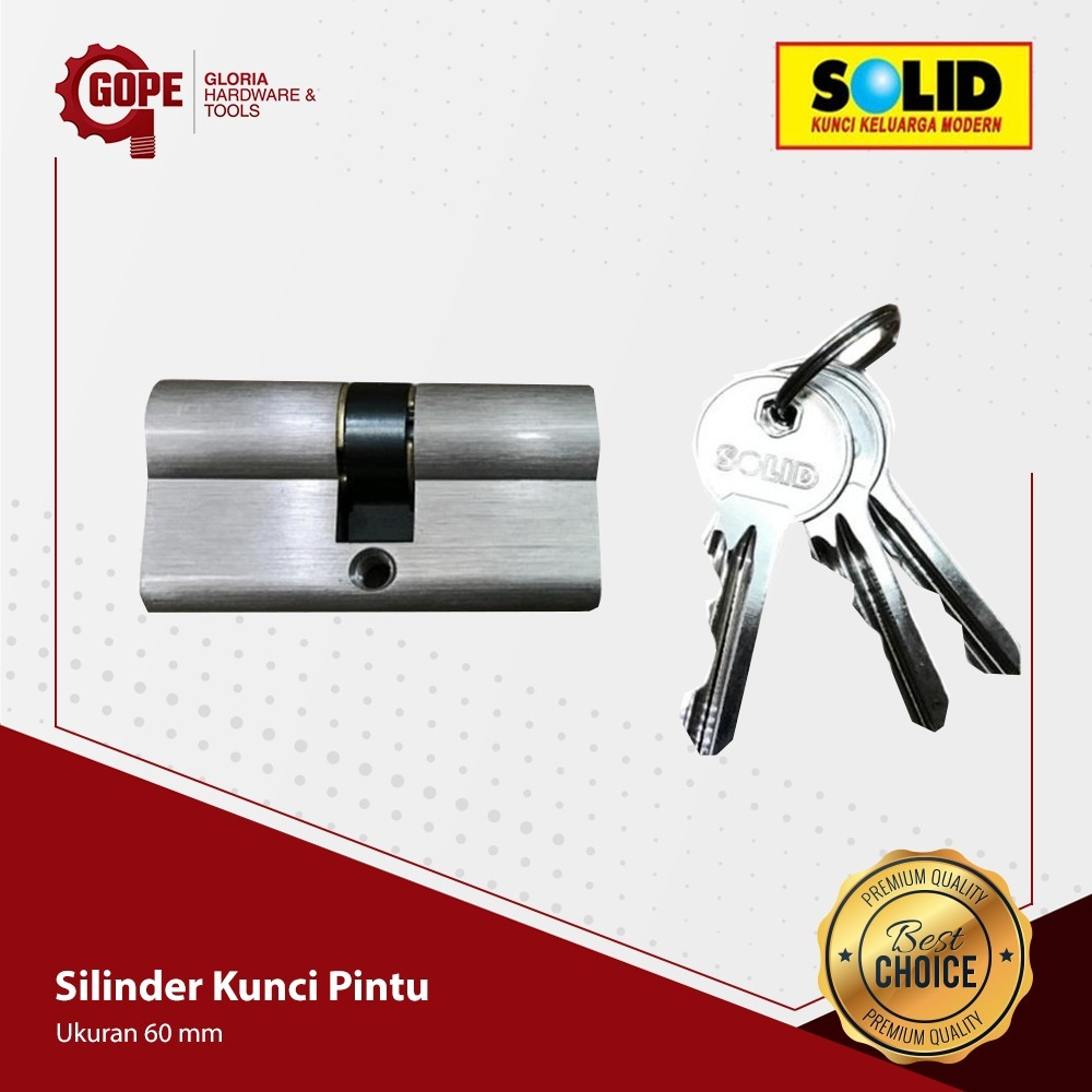 Solid Silinder Kunci Cylinder Pintu