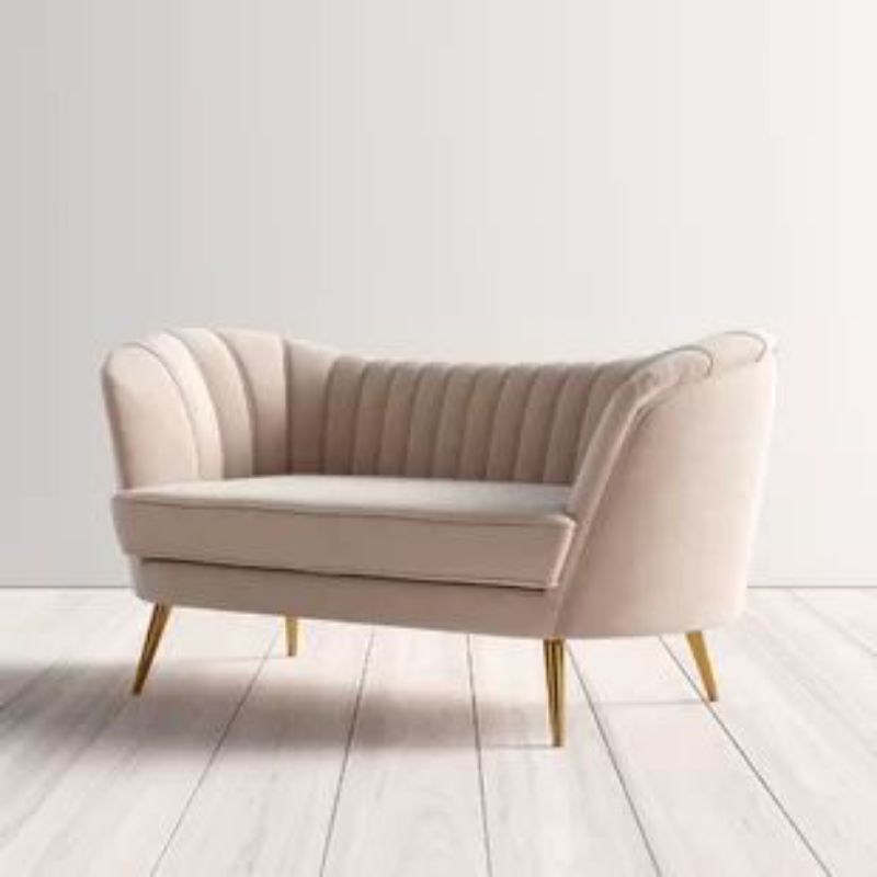 Sofa minimalis 3 sheater mewah rangka kayu jati kain import fabrik-Sofa tamu minimalis-kursi sofa ta