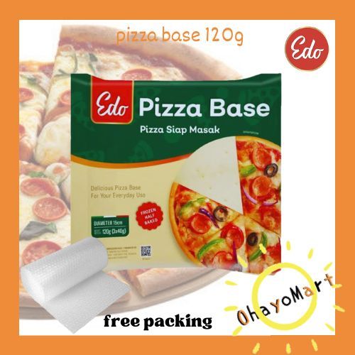 

Edo Pizza Base/ Pizza Dough/ Roti Pizza 15cm 120g