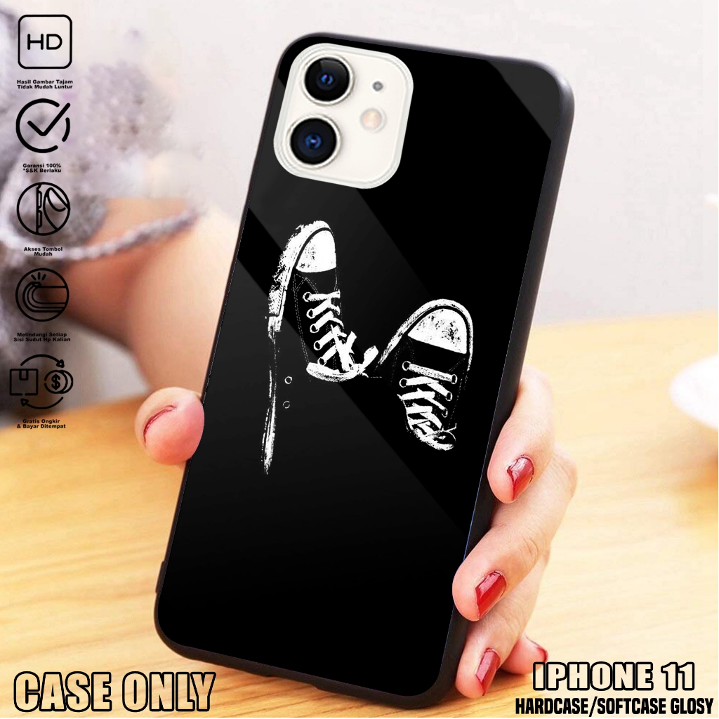 Case IPHONE 11  - Casing IPHONE 11 [ HITAM ] Silikon IPHONE 11  - Kesing Hp - Casing Hp  - Case Hp -