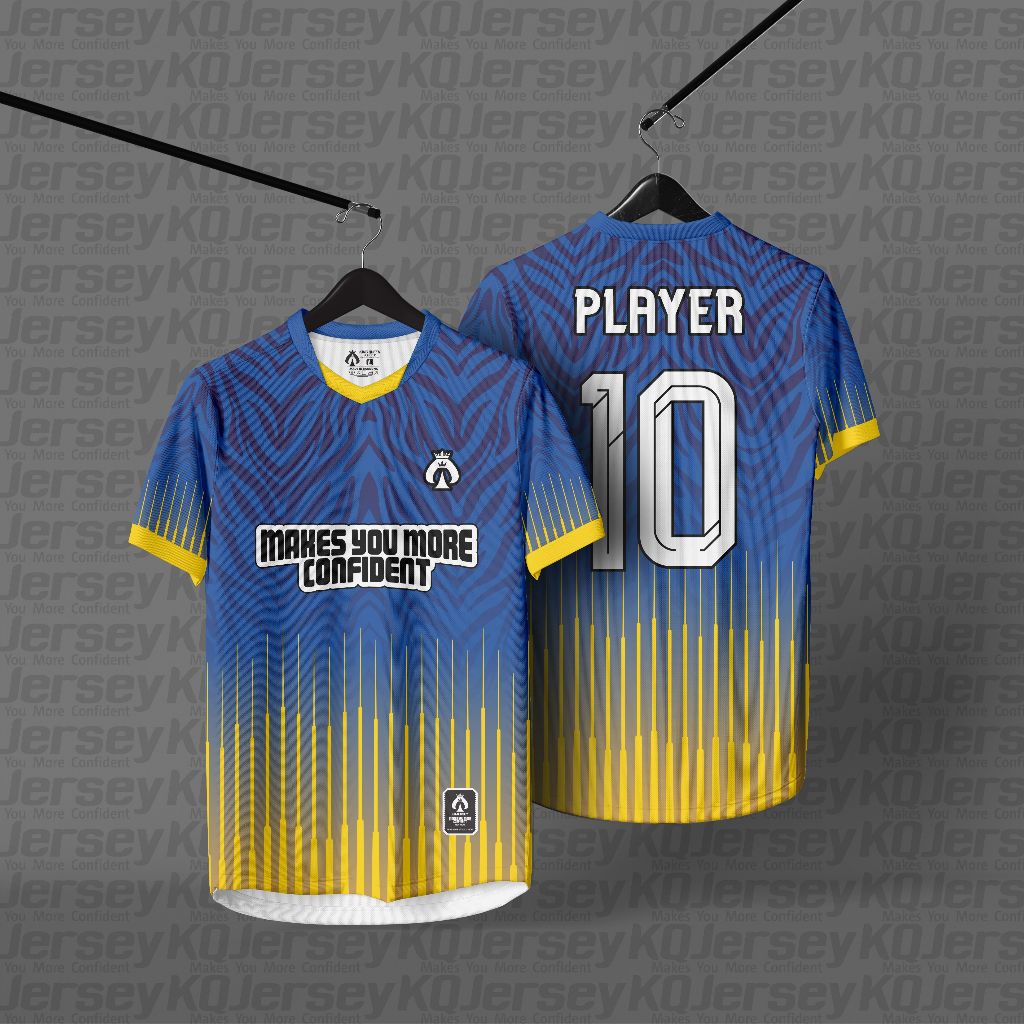 KQ JERSEY COSTUME GRATIS NAMA LOGO DAN NOMOR PUNGGUNG BAJU JERSEY FUTSAL FULL PRINTING BISA SATUAN