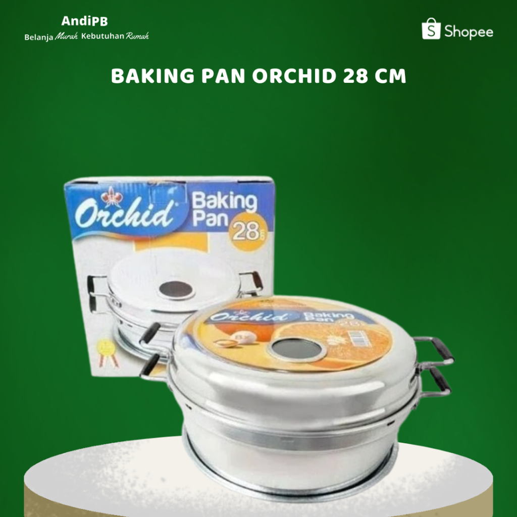 BAKING PAN ORCHID 28 CM