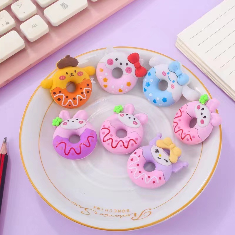 

PENGHAPUS PENSIL LUCU BENTUK DONAT KARTUN WARNA-WARNI / PENCIL ERASER COLORFULL DONUTS R FS