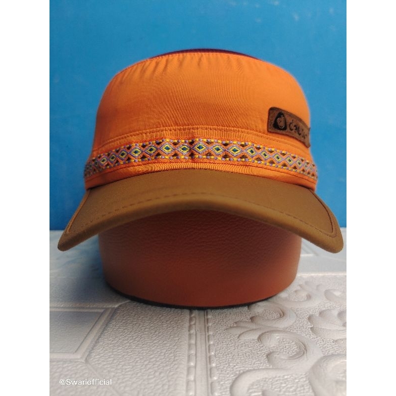 Topi Deuter Cokelat Orange