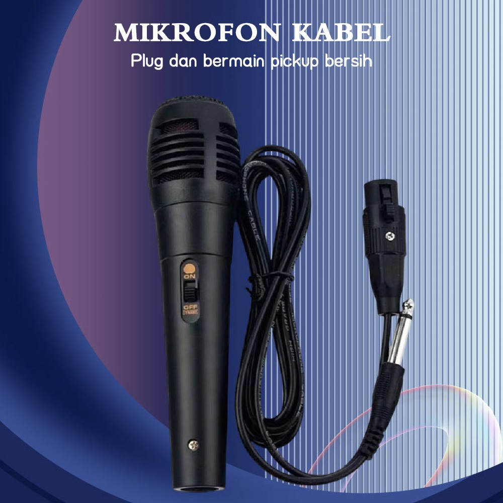 Microphone Kabel Jack 3.5 mm Mic Karaoke Speaker Salon