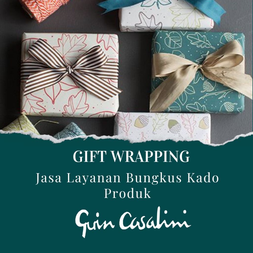 

Jasa Layanan Bungkus Kado / Gift Wrapping Service Untuk Produk Guin Casalini