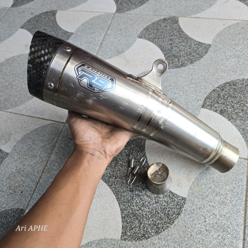 slincer silincer knalpot R9 H2 titanium original