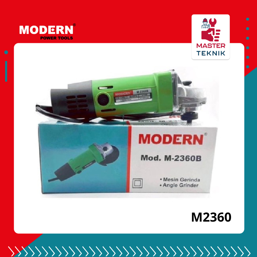 Modern M2360B Mesin Grinder M-2360B Gerinda Tangan M 2360 B 4 inch