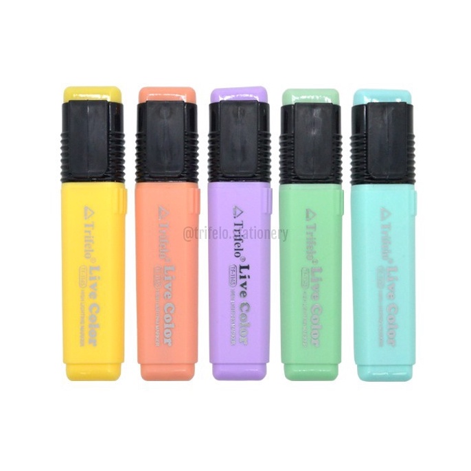 

KODE A59D Stabilo Highlighter Trifelo warna PASTEL TF1145 Bonus