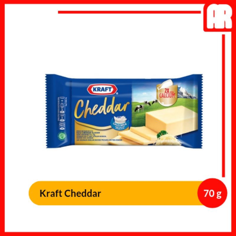 

Kraft Keju Cheddar 70g - Keju Parut | AR Ostore