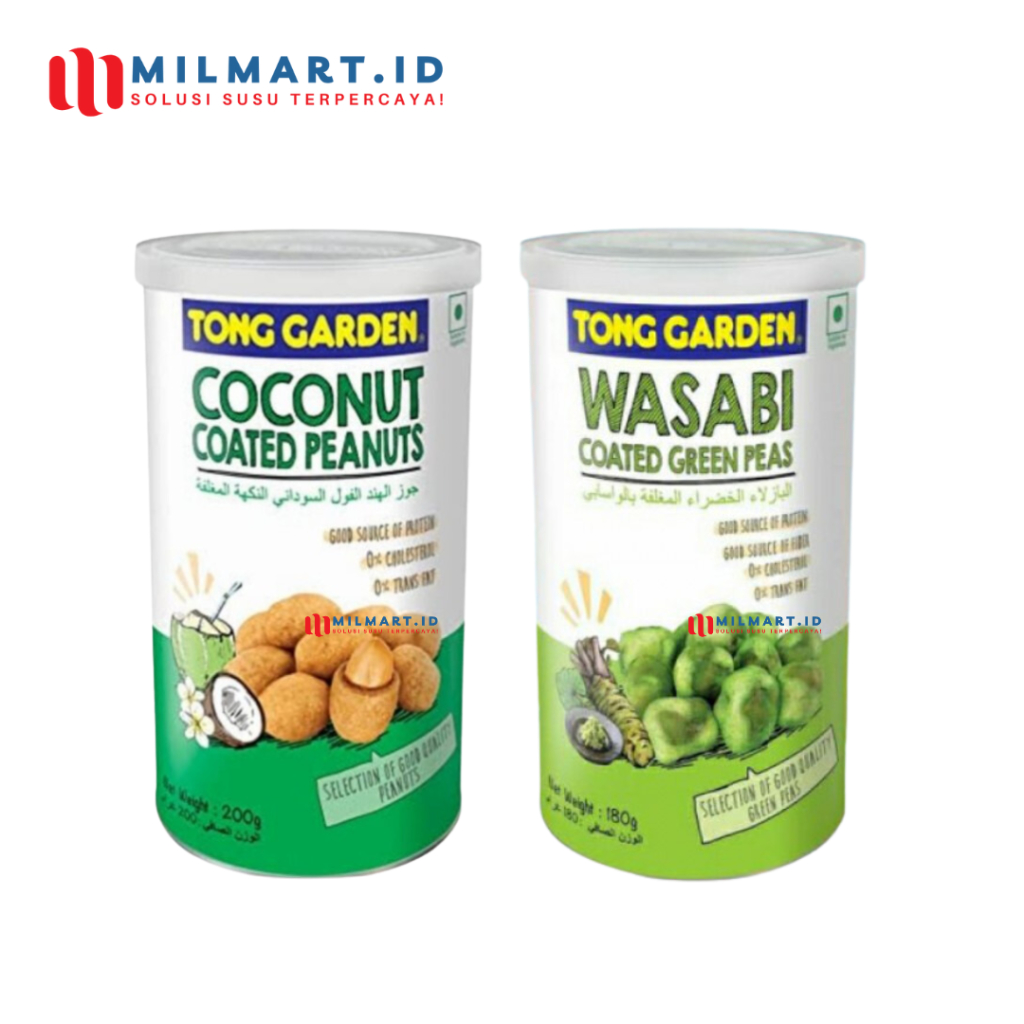 

TONG GARDEN COATED GREEN PEAS WASABI/COCONUT FLAVOR 180G CAMILAN KACANG TONGGARDEN