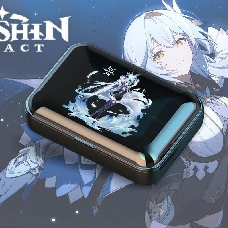 True Wireless Earphone Bluetooth TWS Genshin Impact Hu Tao, Raiden Shogun, Eula Noise Reduction