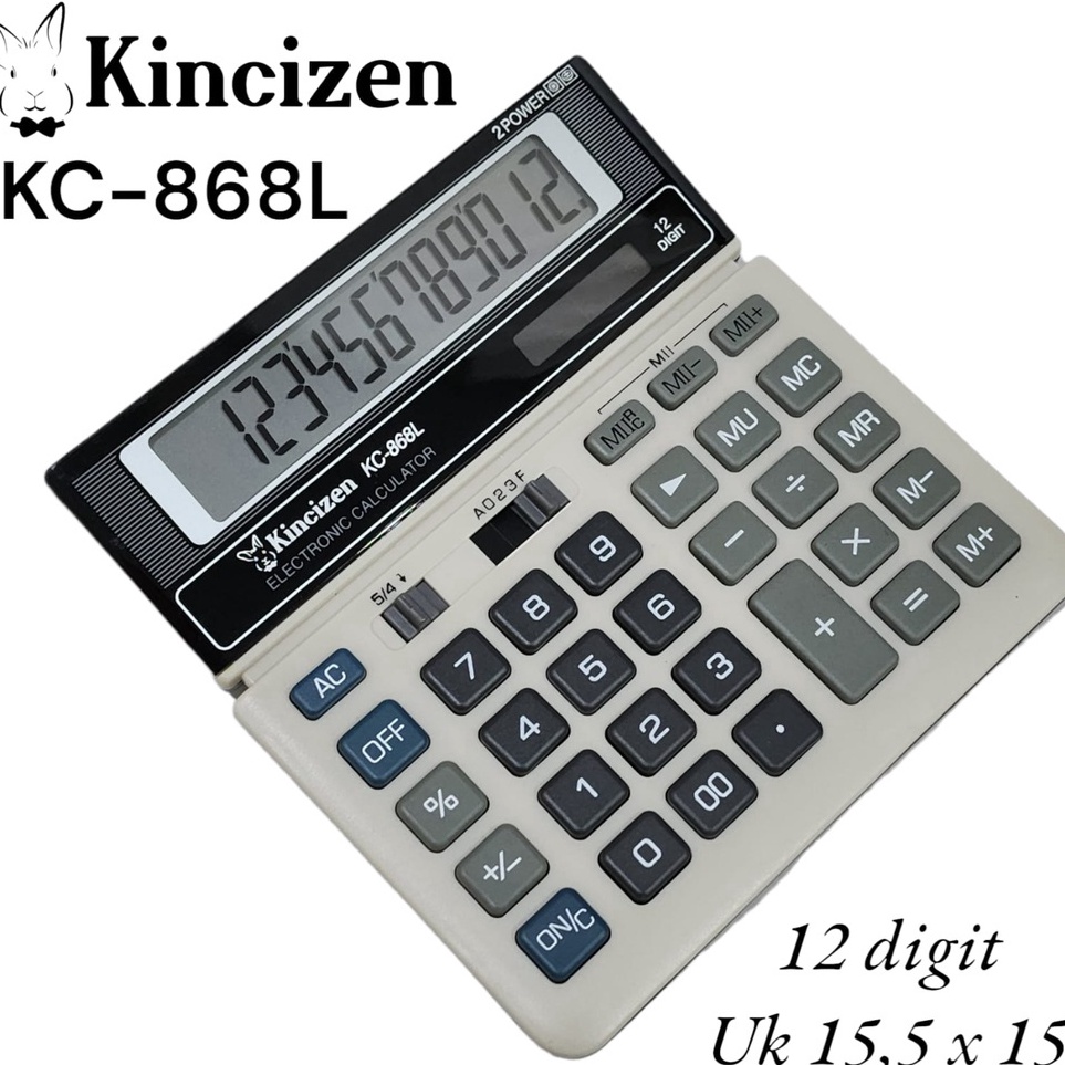 

KODE D92E KALKULATOR KINCIZEN KC868L SDC868L 12 DIGIT KALKULATOR CITIZEN SDC868L SDC868L