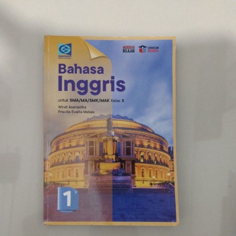 Buku Bahasa Inggris SMA/MA/SMK/MAK  Kelas. 10/ X Grafindo - BEKAS* Original
