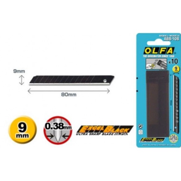 

KODE E7J OLFA ABB1B Refill Pisau Cutter 9mm 1pcspack Spare Blade ABB1