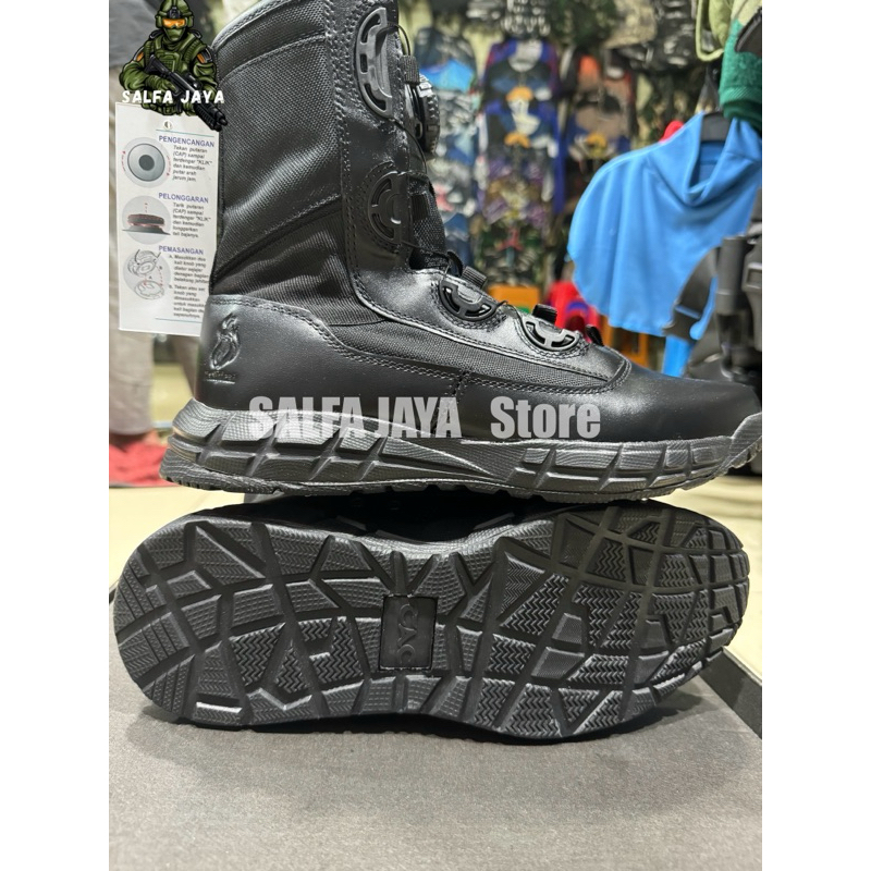 SEPATU PDL TACTICAL TNI POLRI PARADE TALI PUTAR POLOS TERBARU